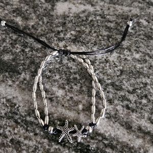 Silver Starfish Bracelet